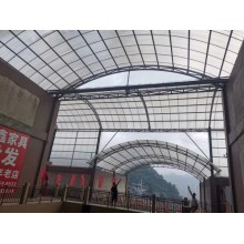 大跨度鋼架，網(wǎng)架采光頂棚用輕型防火阻燃陽光板耐力板聚碳酸酯板